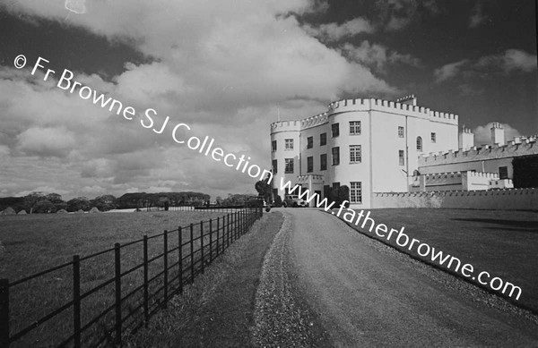 GLIN CASTLE  NORTH FRONT  EVENING LIGHT